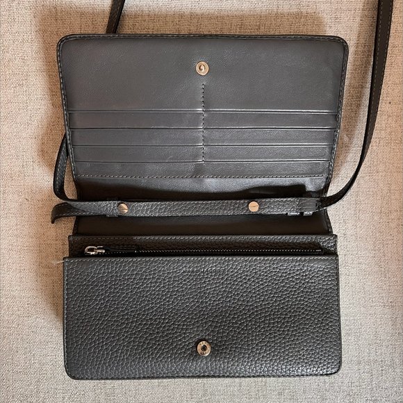 Marc Jacobs Gotham Pebbled Leather Crossbody Wallet Bag - Picture 3 of 8